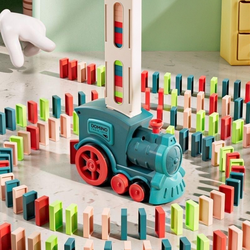 Party Games Phone - Indoor Domino Train Automatic Card Launcher