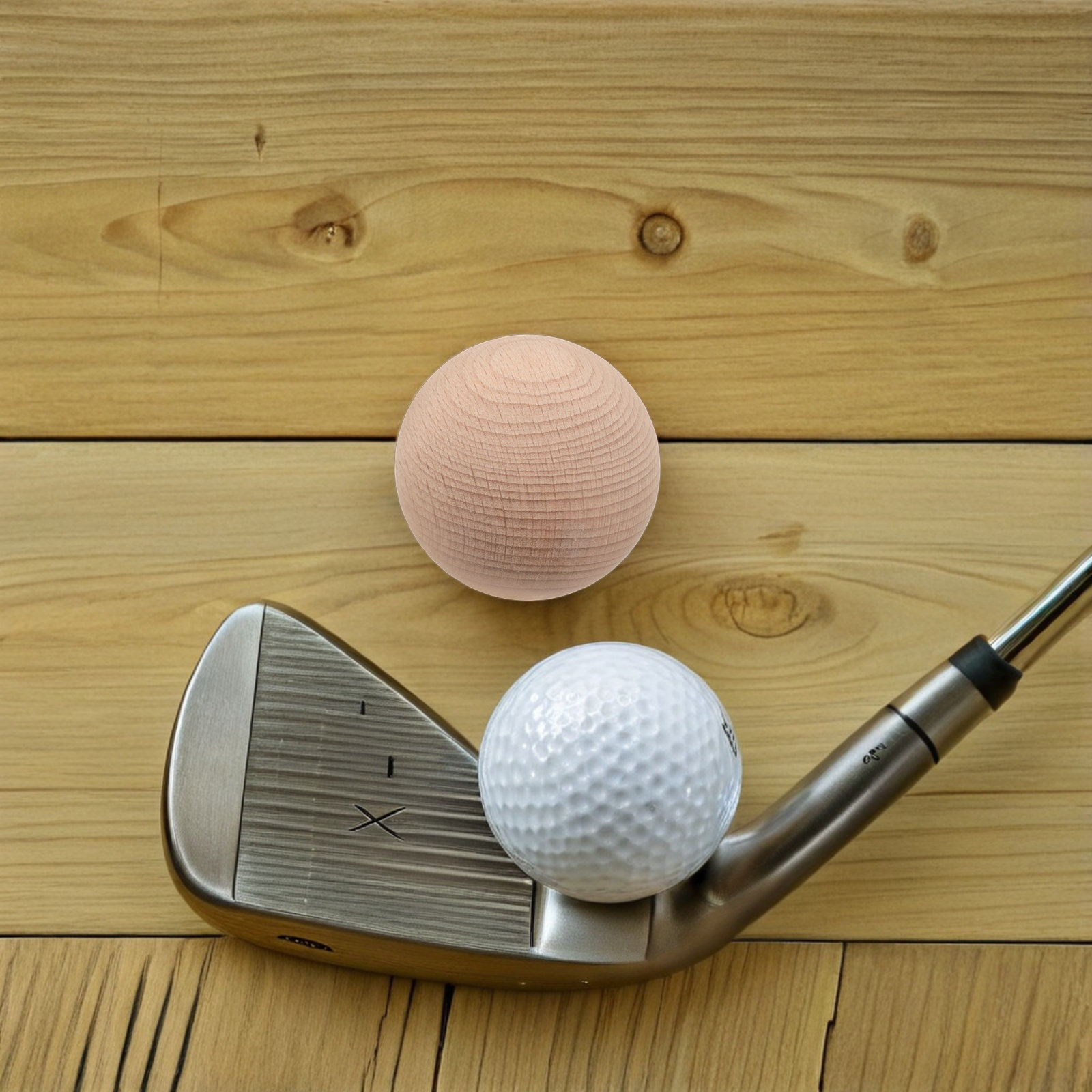 Croquet Set Lawn - 6Pcs Wooden Croquet Balls Outdoor Lawn