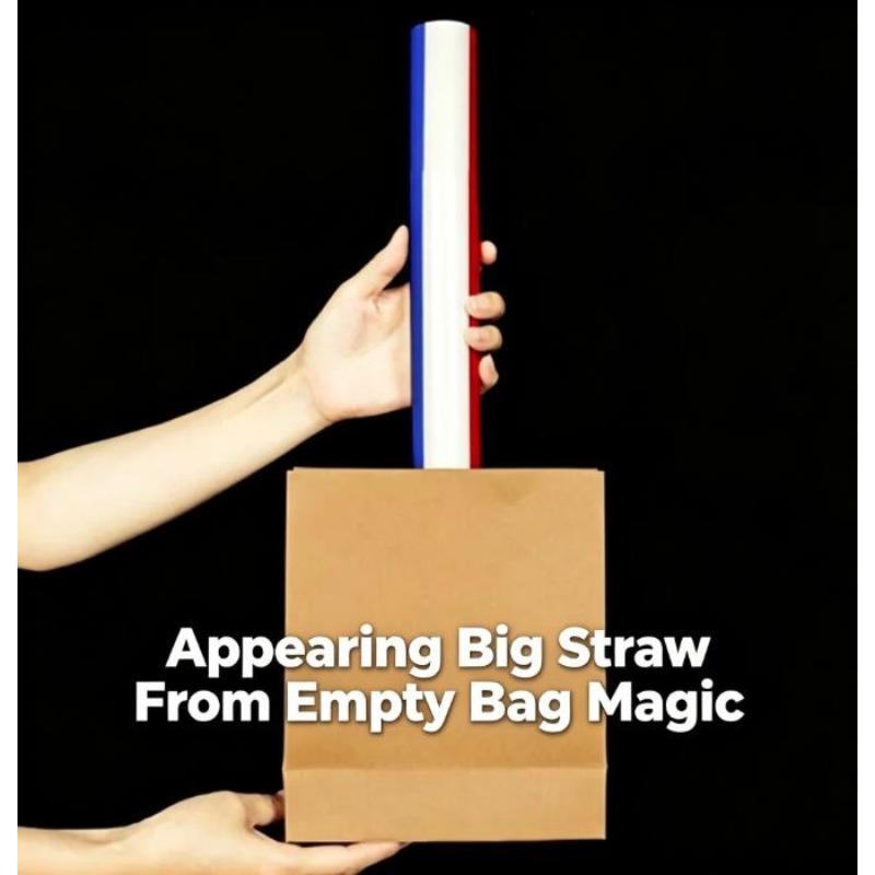 Party Games Easy - Appearing Big Straw From Empty Bag