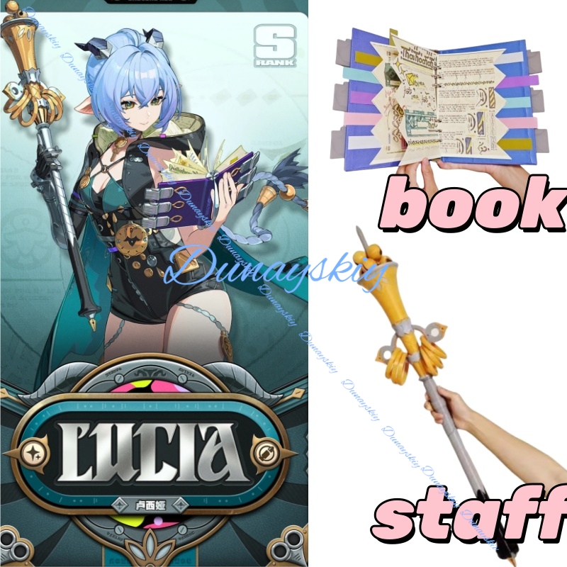 Book Party Games - Game Zenless Zone Zero Lucia Cosplay