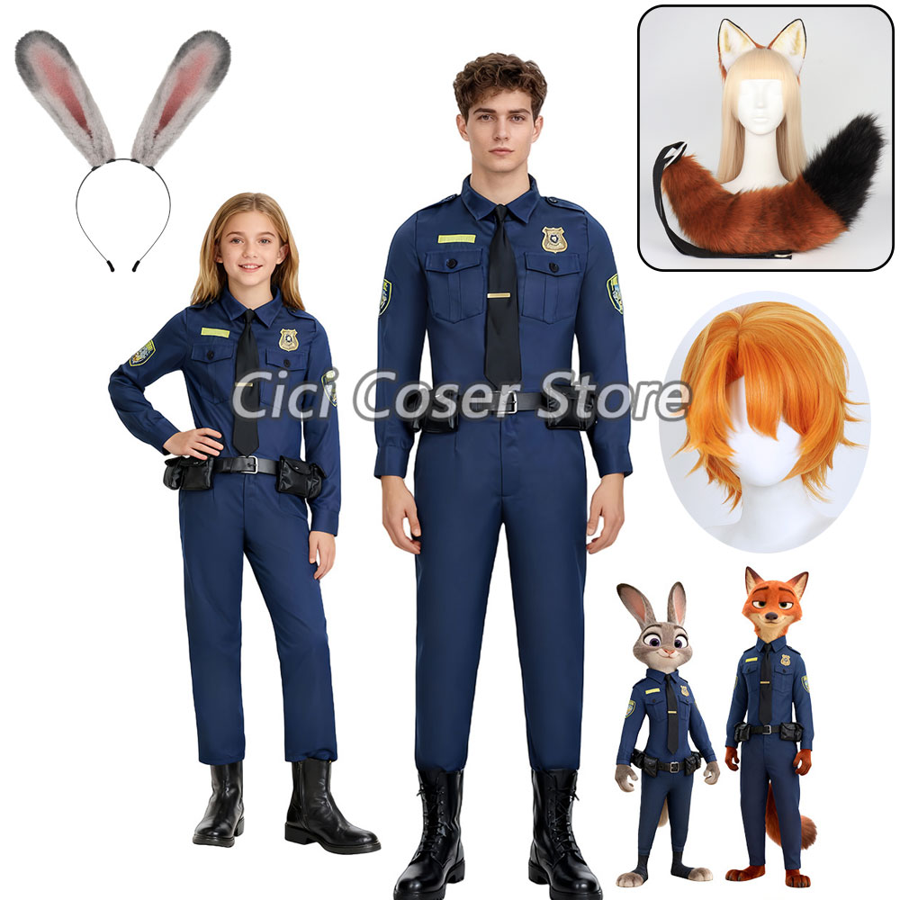 Zoo Party Games - Movie Zoo Judy Nick Cosplay Costume