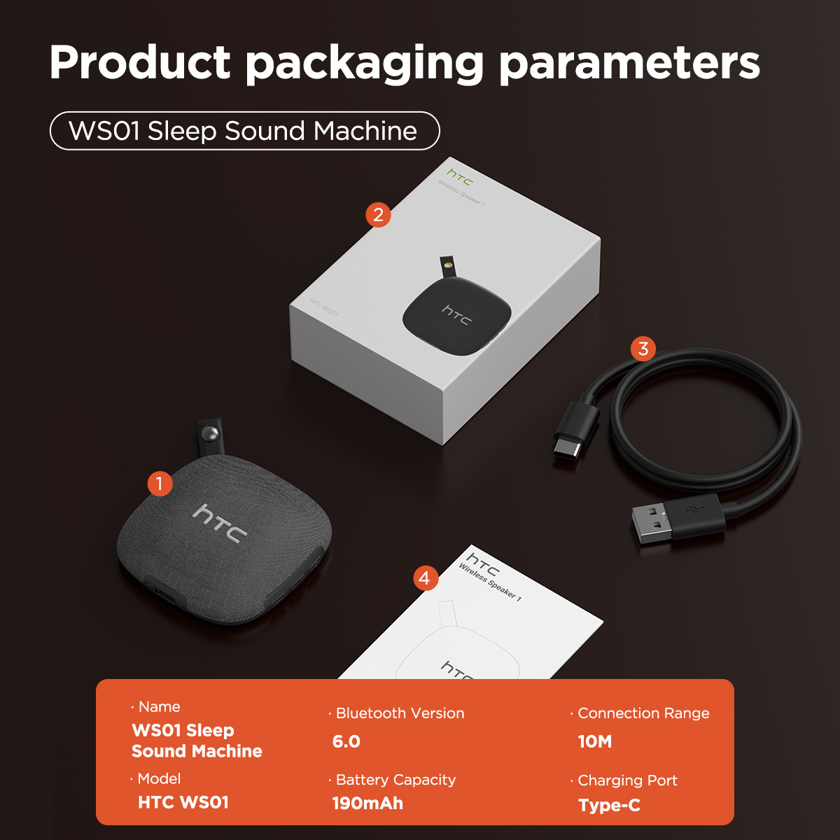 Party Games Phone - HTC WS01 Speaker Sleeping Aid Wireless