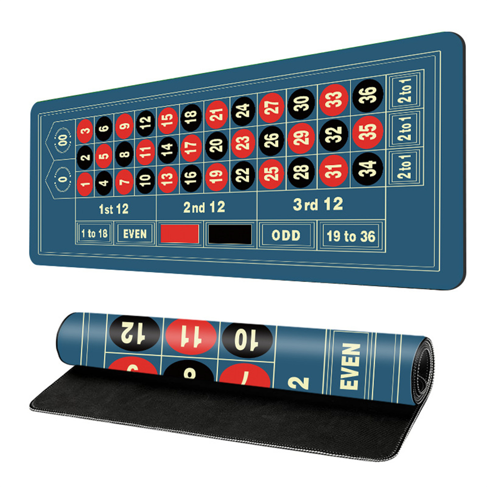 Party Games Cards - Rubber Large-sized Roulette Game Table Mat
