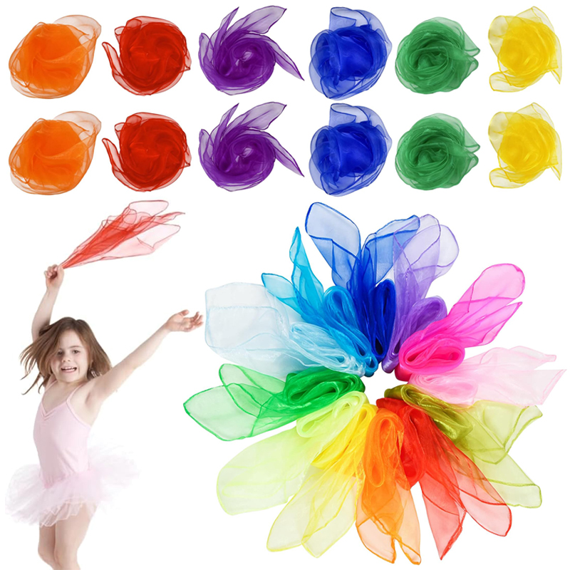 Party Games Engagement - Six Color Silk Scarf Party Favors