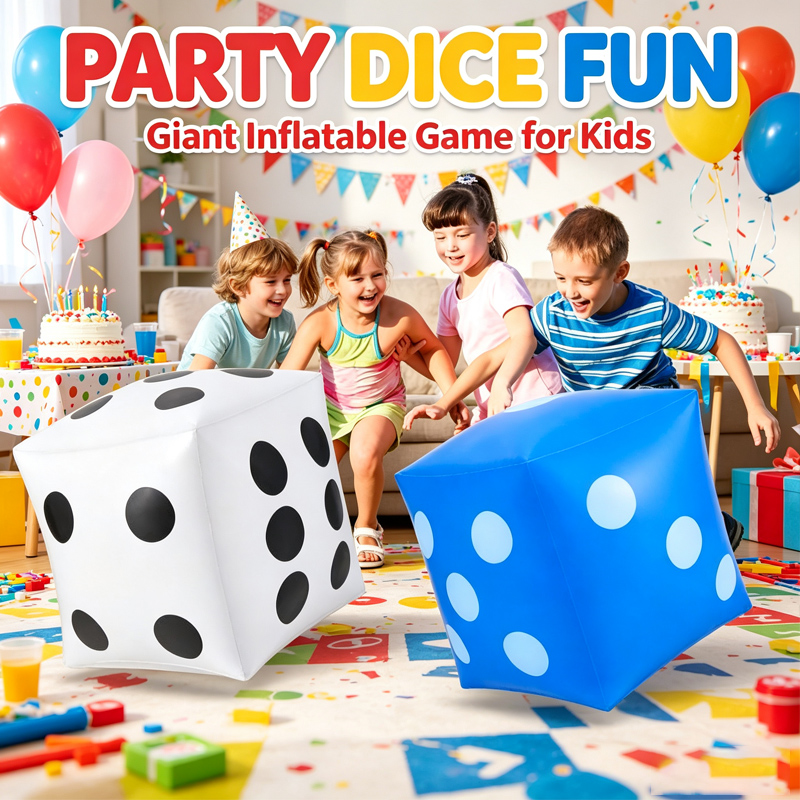 Giant PVC Inflatable Dice Game - Party Games Gamecube 评论和价格