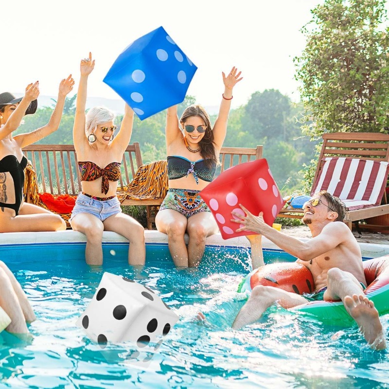 Giant PVC Inflatable Dice Game - Party Games Gamecube 评论和价格