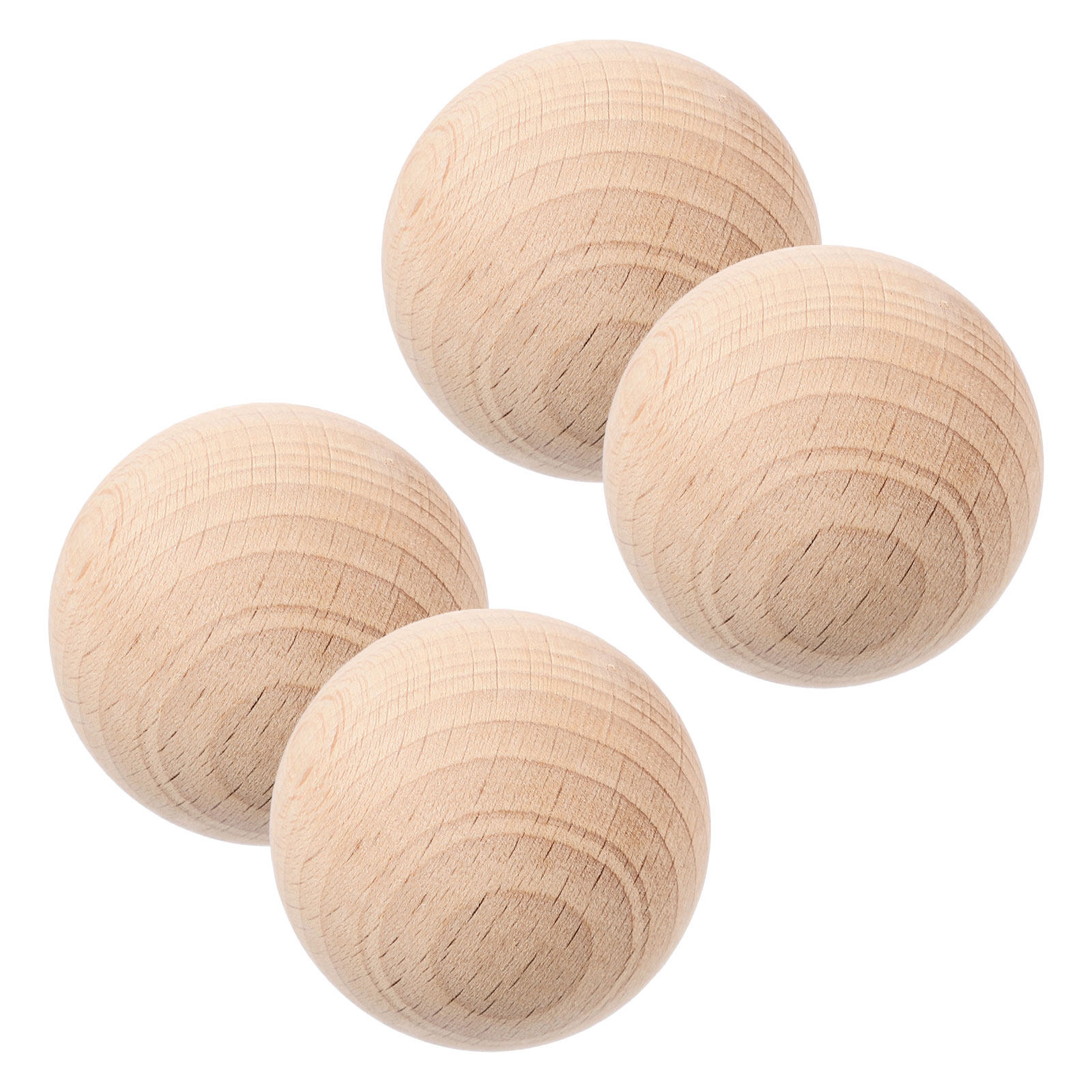 4Pcs Natural Wood Croquet Ball - Croquet Set Lawn 评论和价格