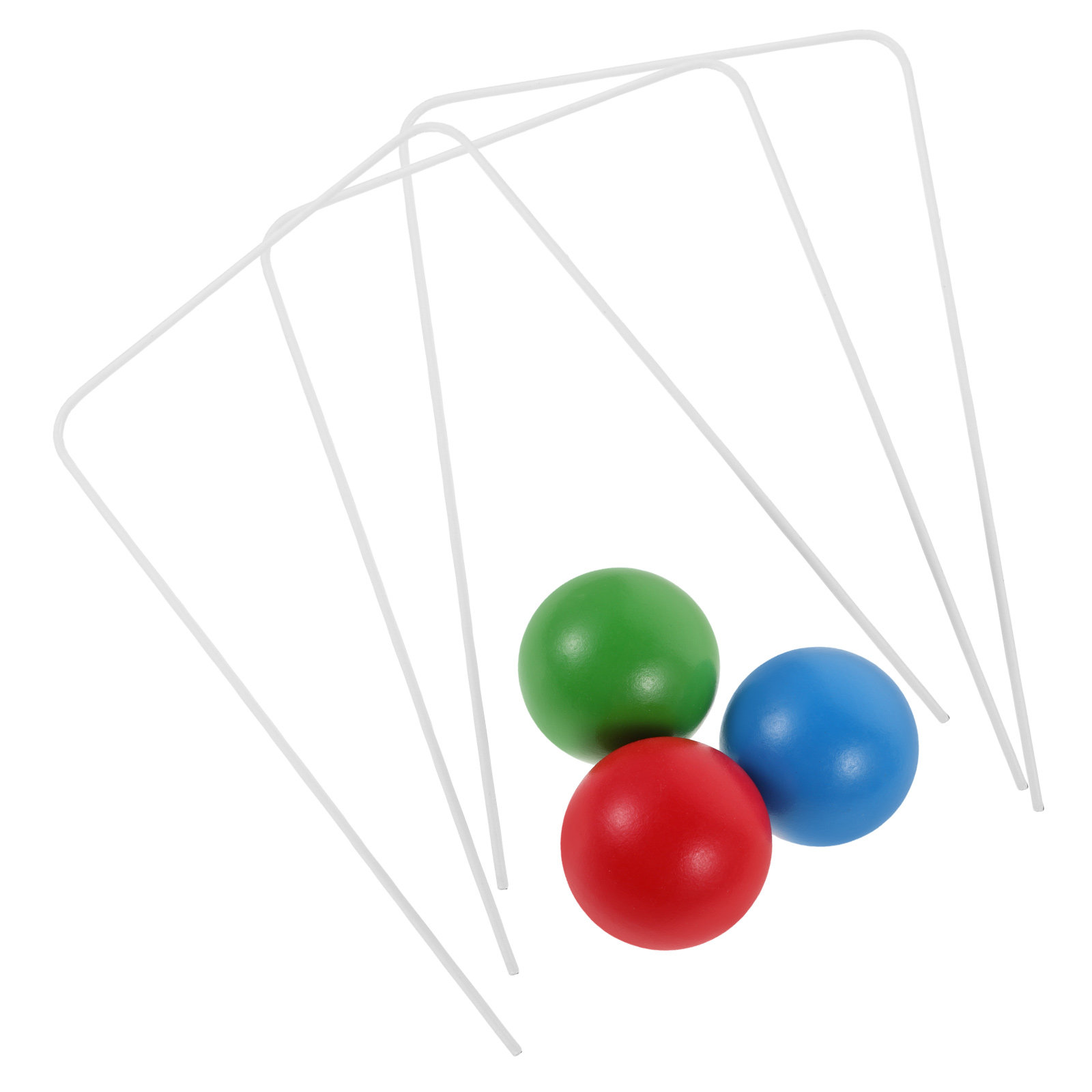 1Set Croquet Set Wooden Garden - Croquet Set Lawn 评论和价格