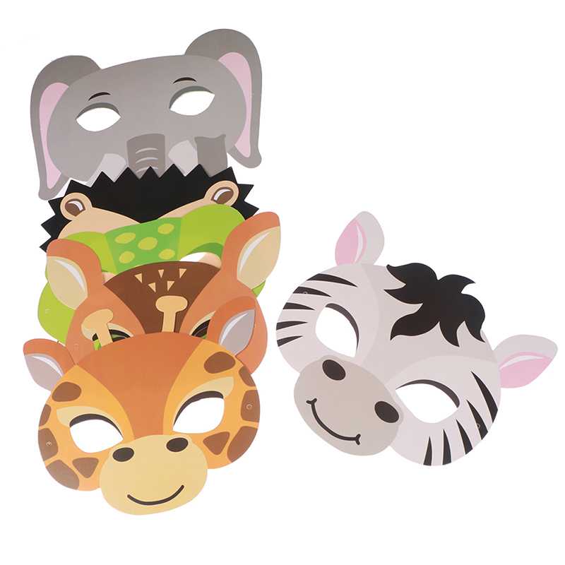 15pcs/set Animal Masks Jungle  - Zoo Party Games 评论和价格