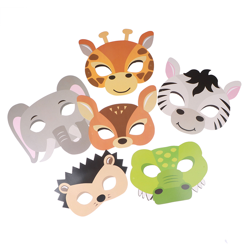 15pcs/set Animal Masks Jungle  - Zoo Party Games 评论和价格