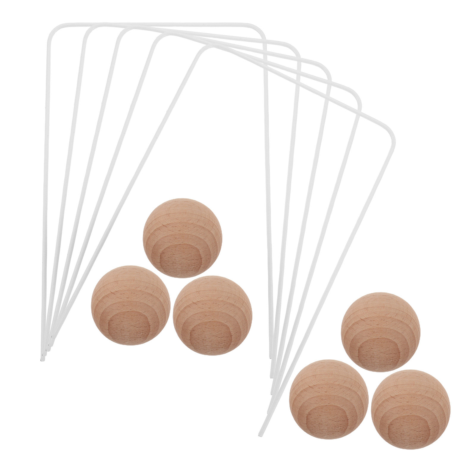 1Set Croquet Wickets Set with  - Croquet Set Lawn 评论和价格
