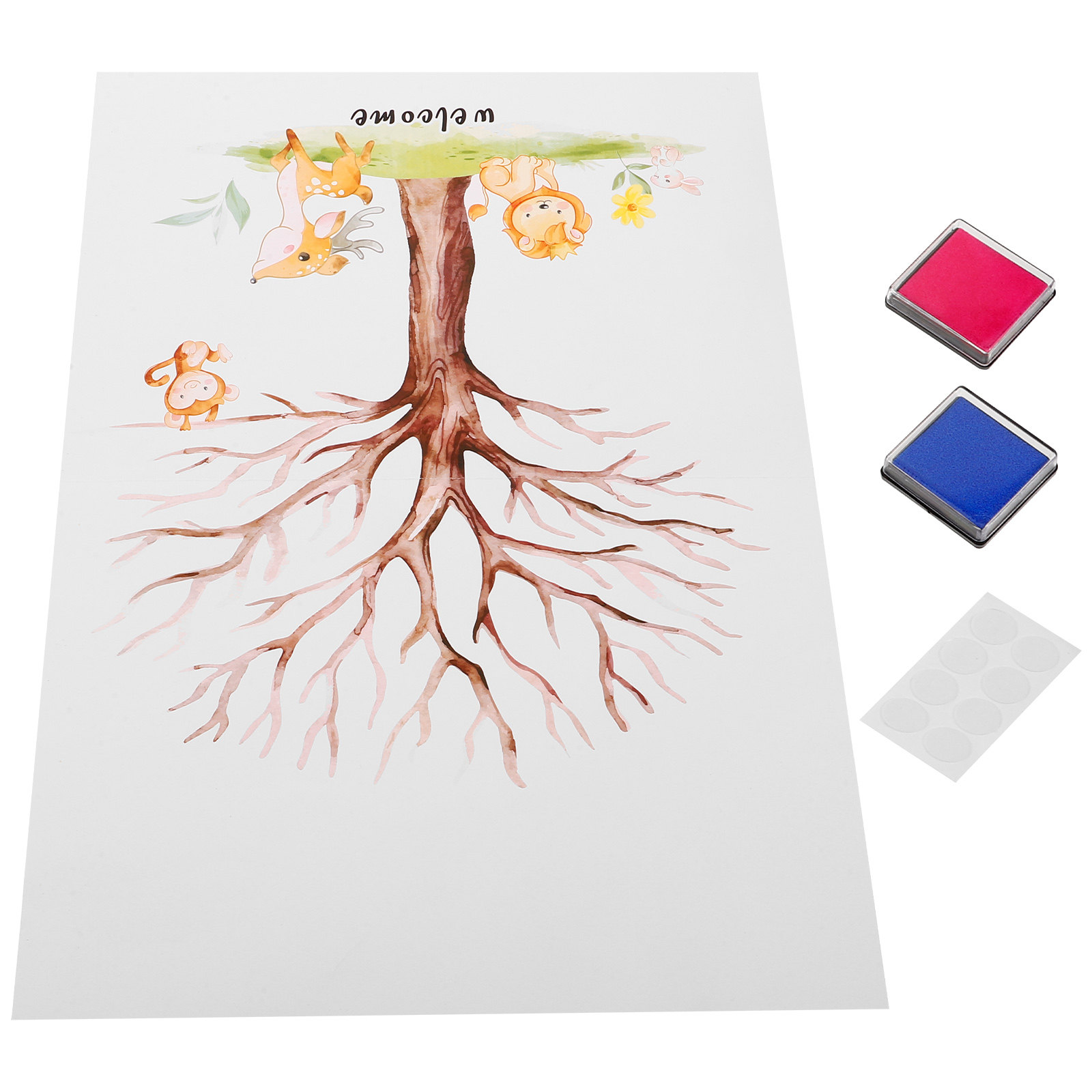 1Set Fingerprint Tree Guest Bo - Book Party Games 评论和价格