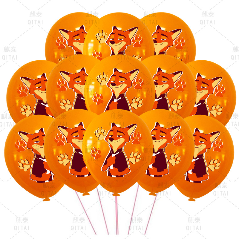 New Zootopia Balloons Wild Ani - Party Games Animals 评论和价格