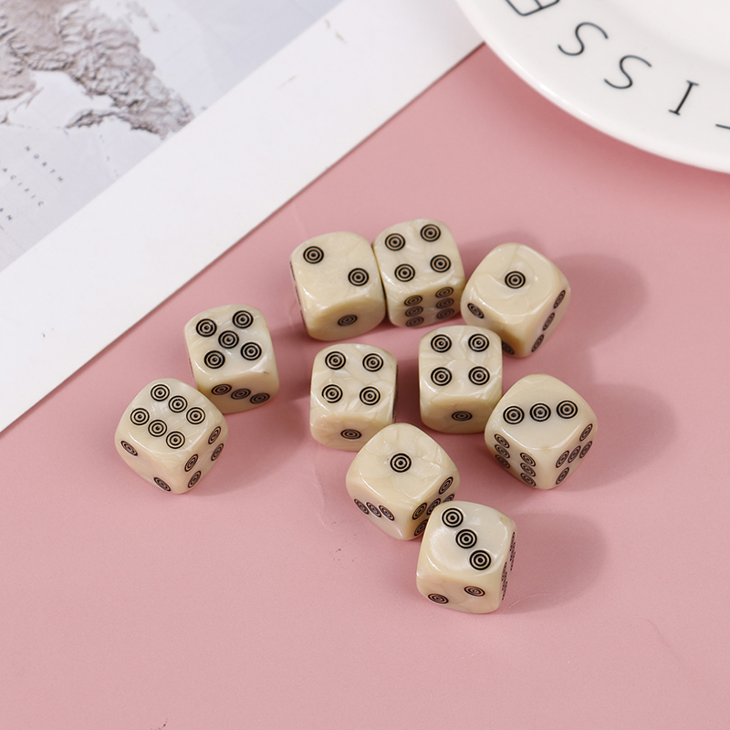 10pcs Round Corners 6-sided D6 - Party Games Gamecube 评论和价格