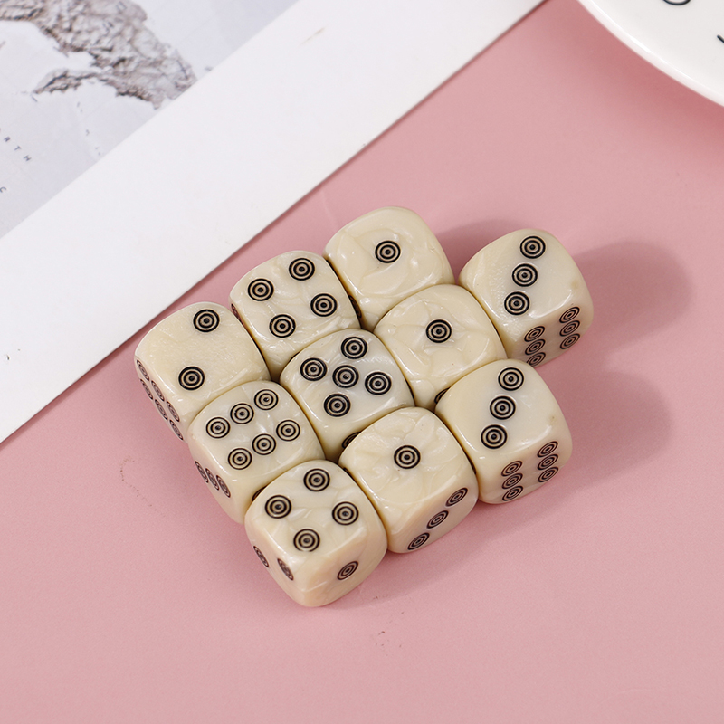 10pcs Round Corners 6-sided D6 - Party Games Gamecube 评论和价格