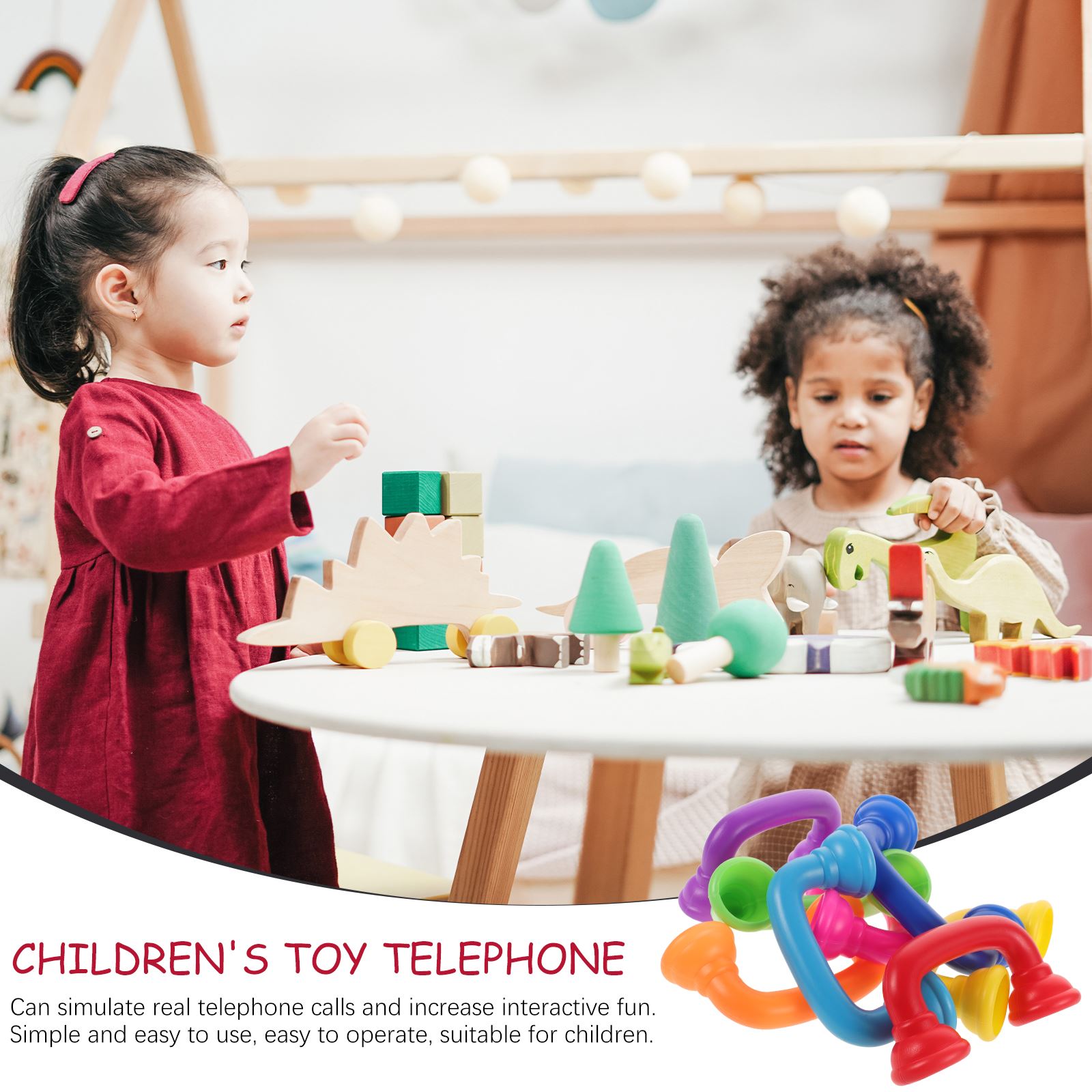8pcs Toddler Whisper Phones To - Party Games Phone 评论和价格