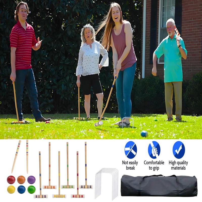 Croquet Set Funny Outdoor Lawn - Croquet Set Lawn 评论和价格