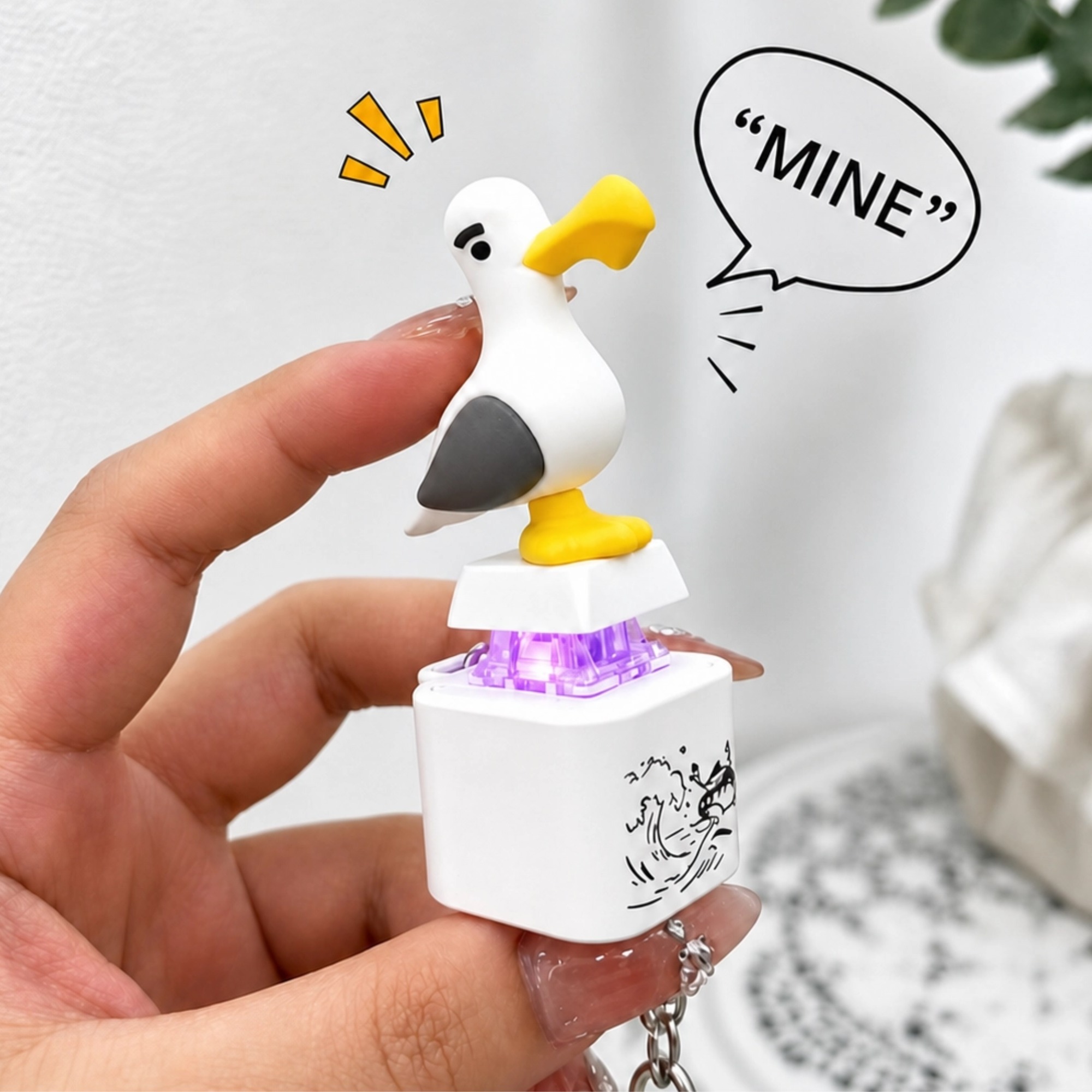 1pc Seagull Mine Sound Button  - Party Games Switch 评论和价格