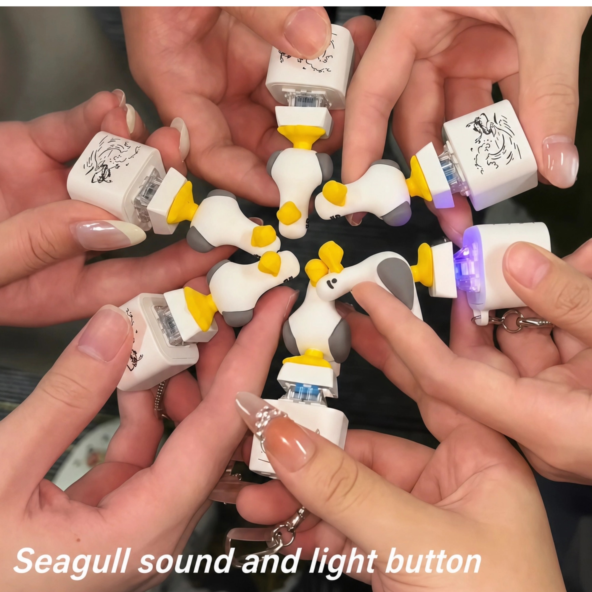 1pc Seagull Mine Sound Button  - Party Games Switch 评论和价格