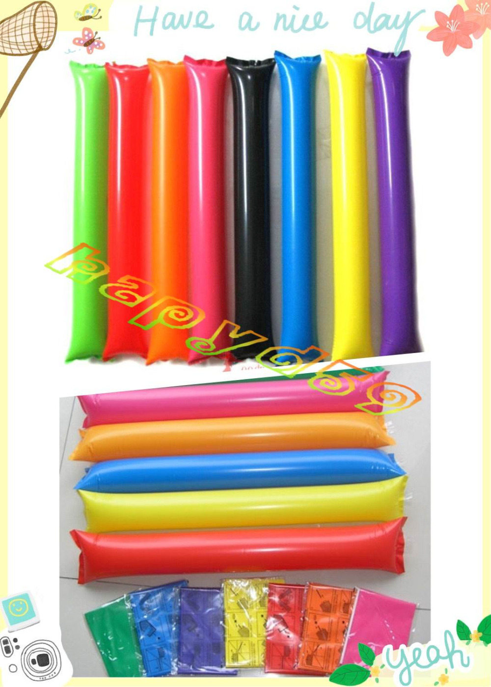 100pcs 60cm clapper ballon bea - Party Games Engagement 评论和价格