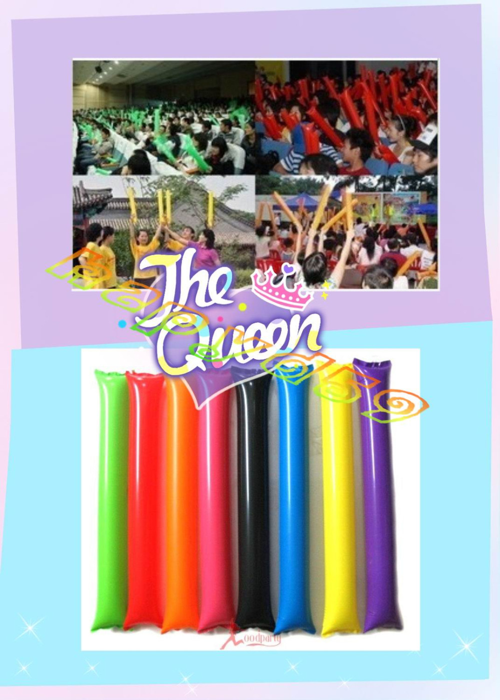 100pcs 60cm clapper ballon bea - Party Games Engagement 评论和价格
