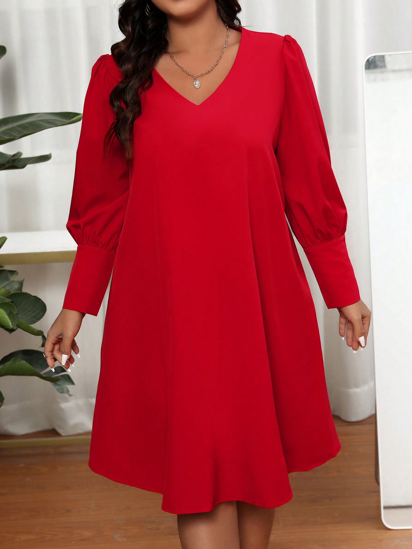 Women's Plus Size V Neck Lante - Party Games Switch 评论和价格