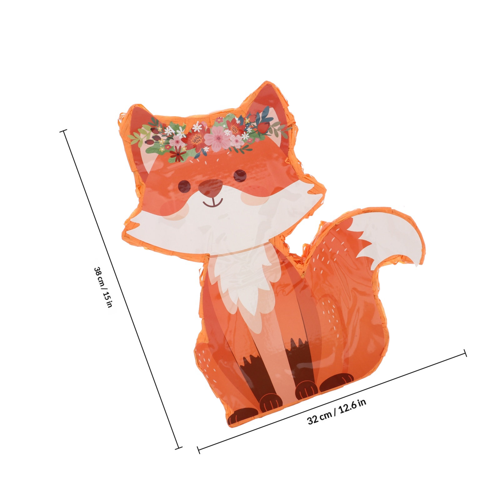 1Set Fox Pinata Paper Animal B - Party Games Animals 评论和价格