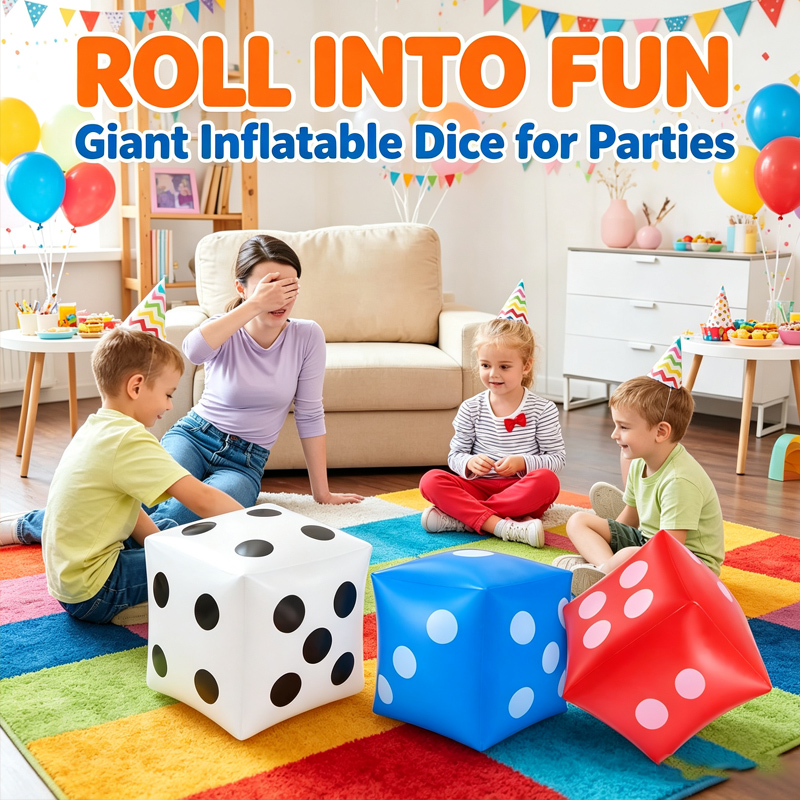 Mega Inflatable PVC Dice for I - Party Games Gamecube 评论和价格