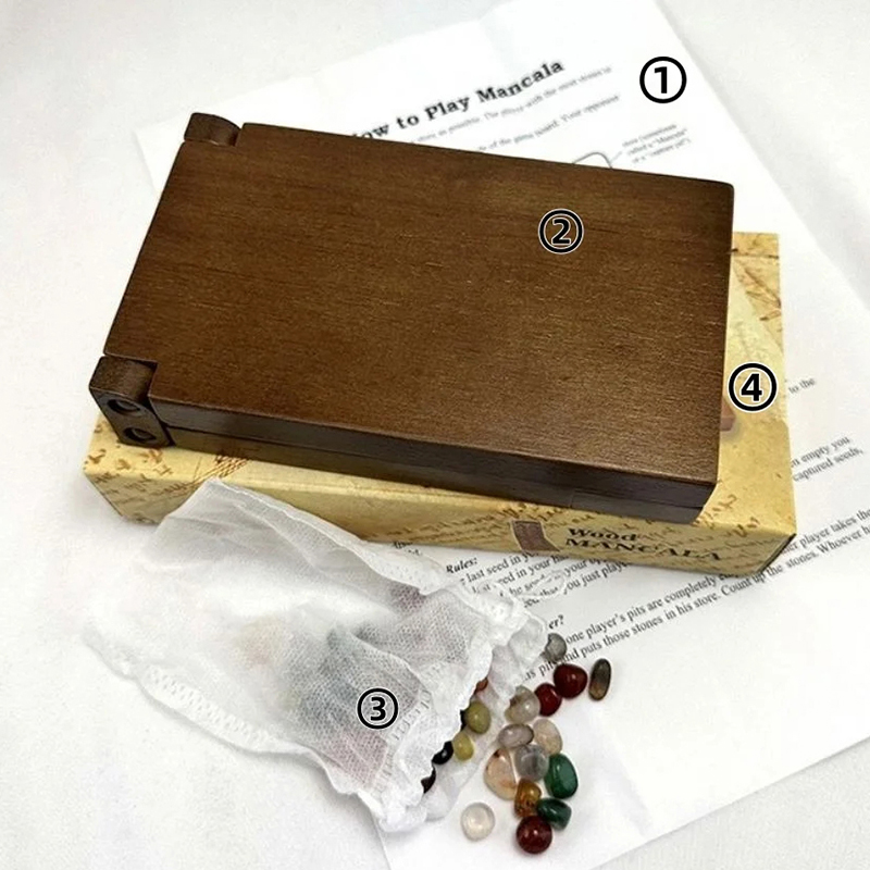 Ancient Mancala African Chess  - Party Family Games 评论和价格