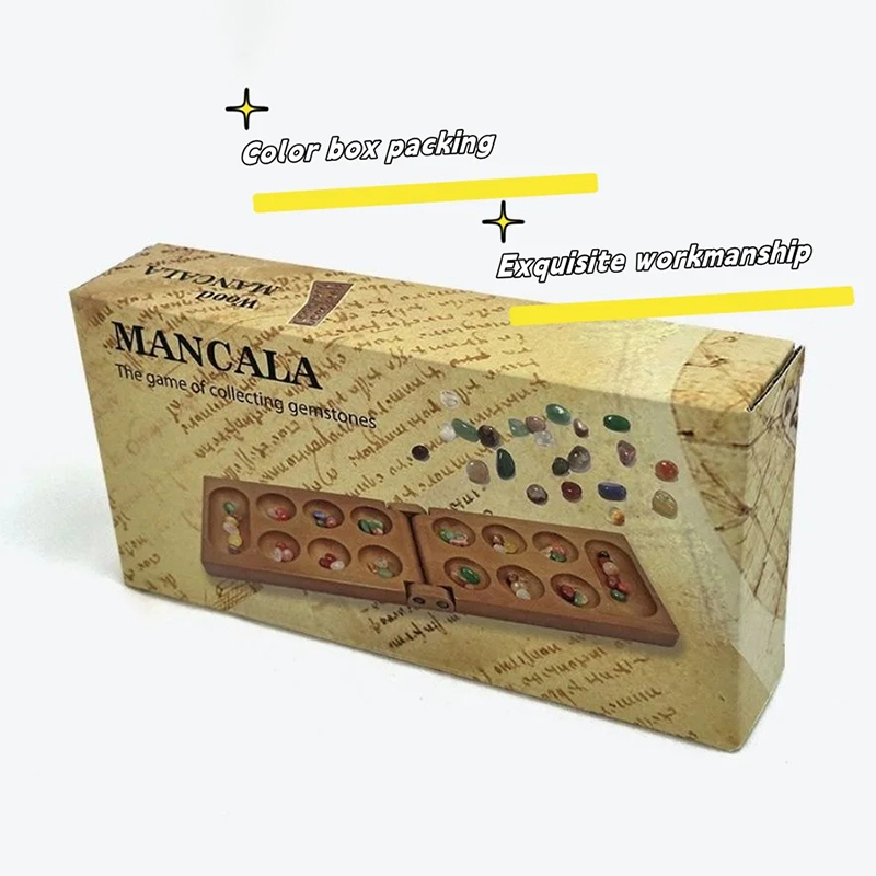 Ancient Mancala African Chess  - Party Family Games 评论和价格
