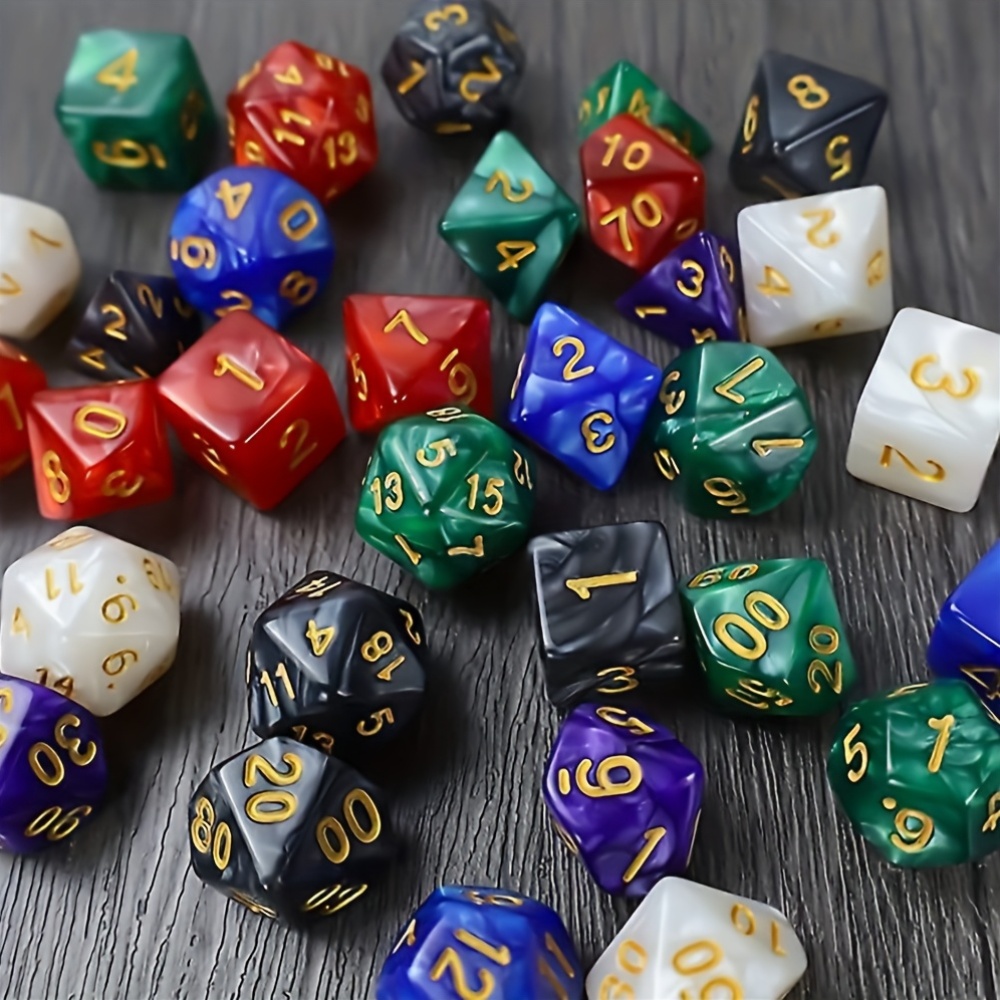 42PCS Multi-Sided Dice Set 6 C - Play Friends Party Games 评论和价格