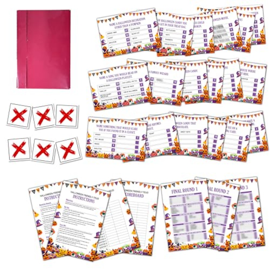 Halloween Friendly Feud Game,  - Party Games Quiz For Adults 评论和价格