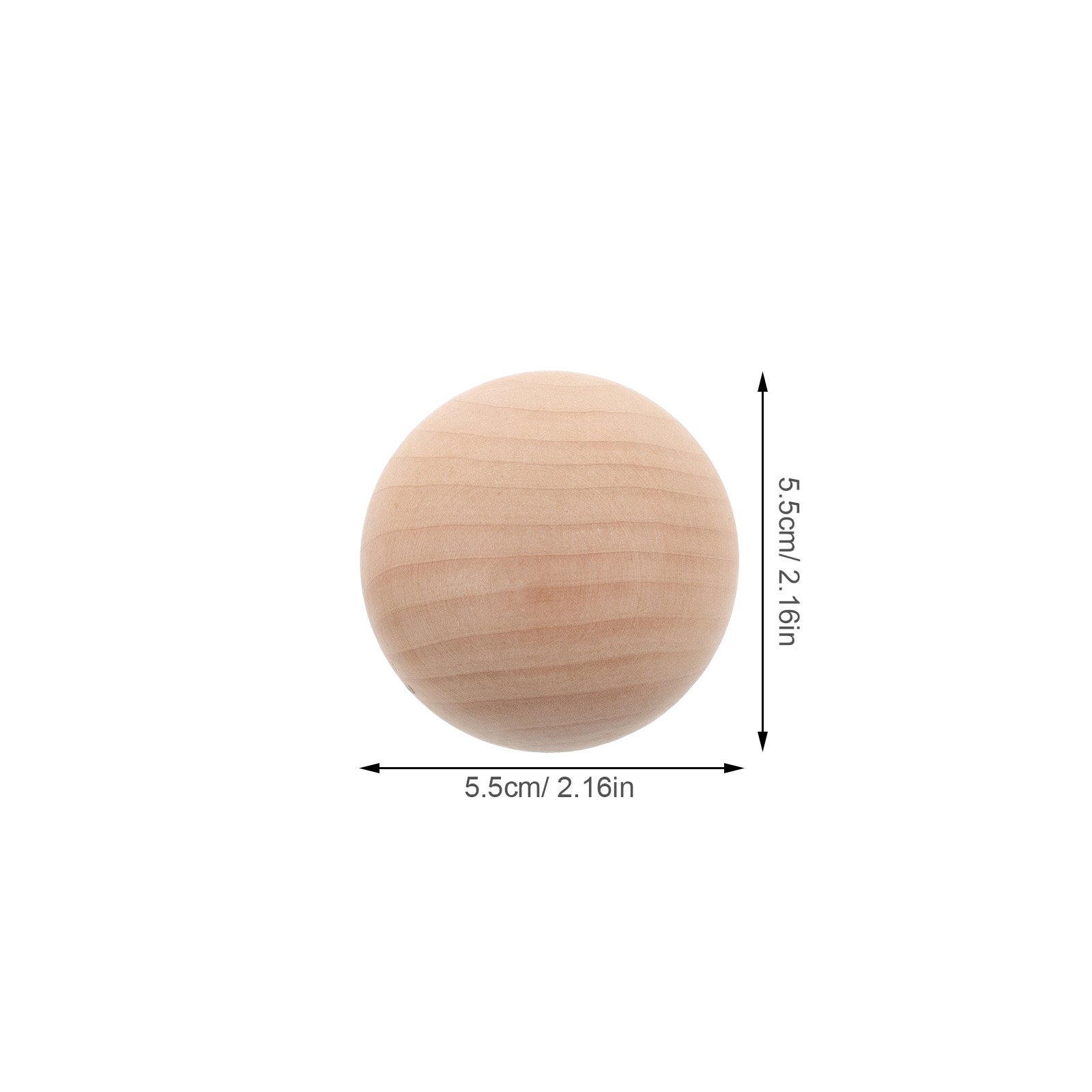 6Pcs Smooth Unfinished Wooden  - Croquet Set Lawn 评论和价格