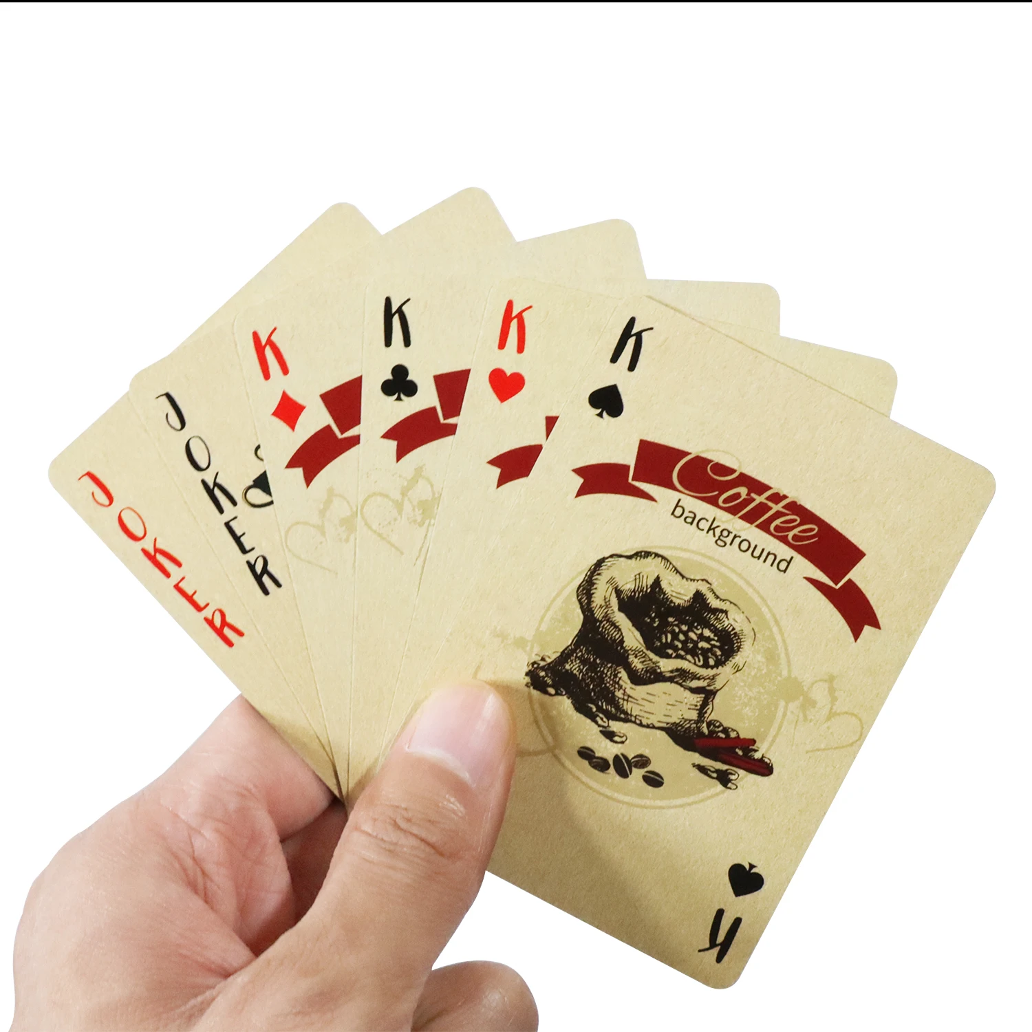 Coffee Paper Playing Cards Vin - Book Party Games 评论和价格
