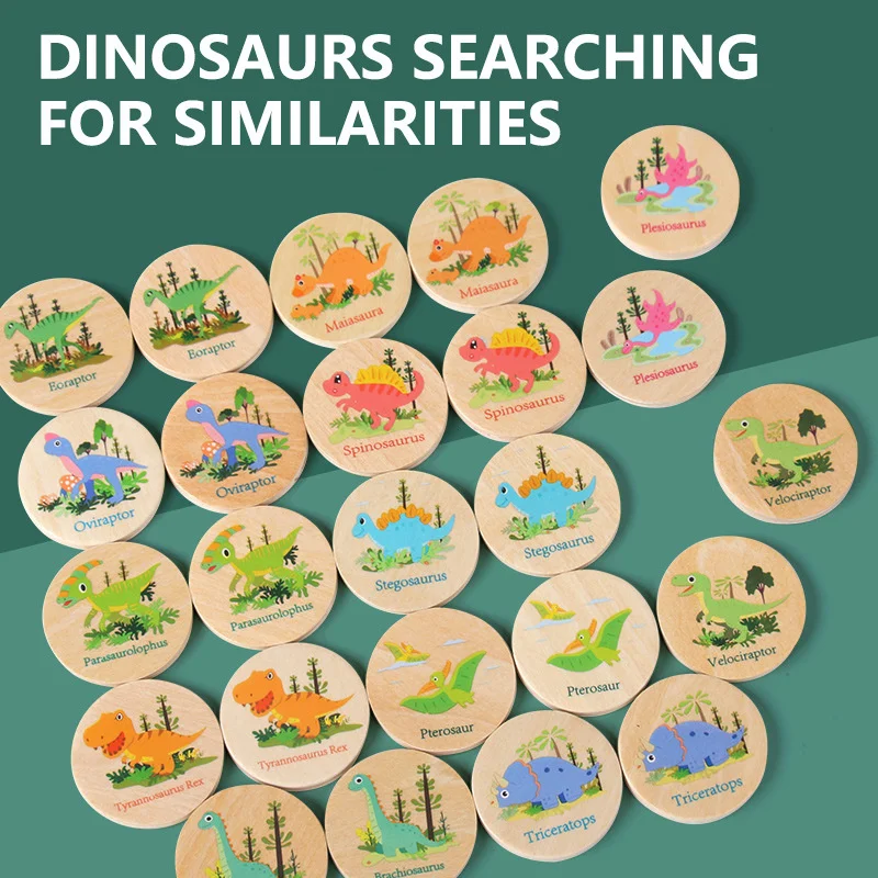 Memory Game Dinosaur Matching  - Party Games Animals 评论和价格
