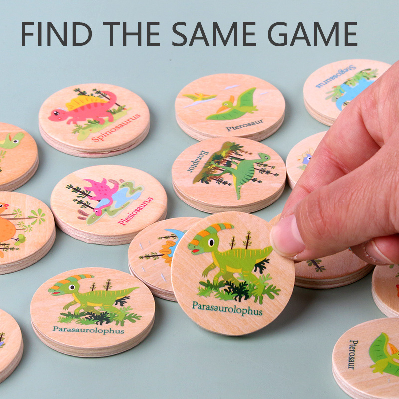 Memory Game Dinosaur Matching  - Party Games Animals 评论和价格