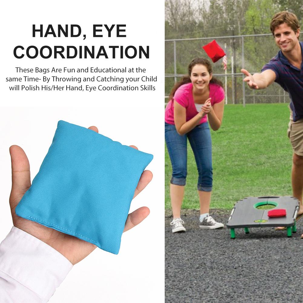 8PCS 10x10cm Cornhole Bean Bag - Limbo Game Set 评论和价格