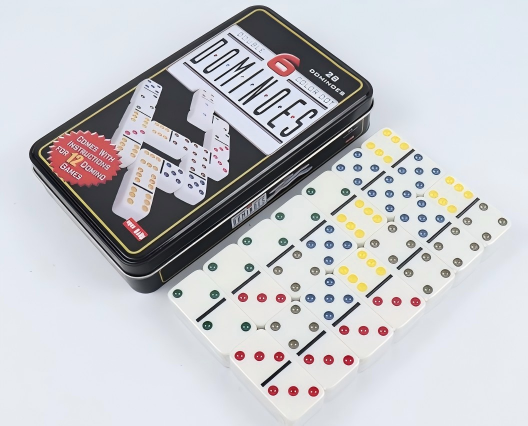 ElegantMahj Double Six Dominoe - Party Games Box 评论和价格