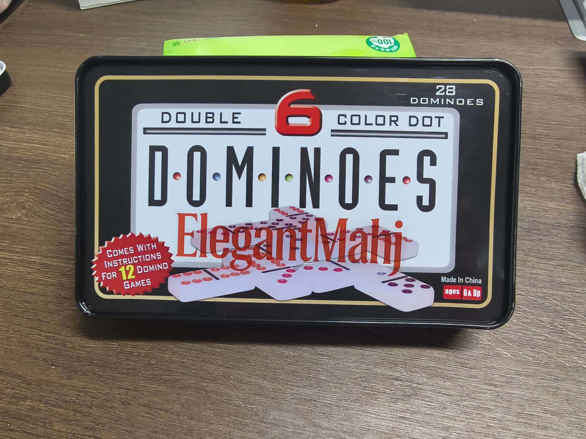 ElegantMahj Double Six Dominoe - Party Games Box 评论和价格