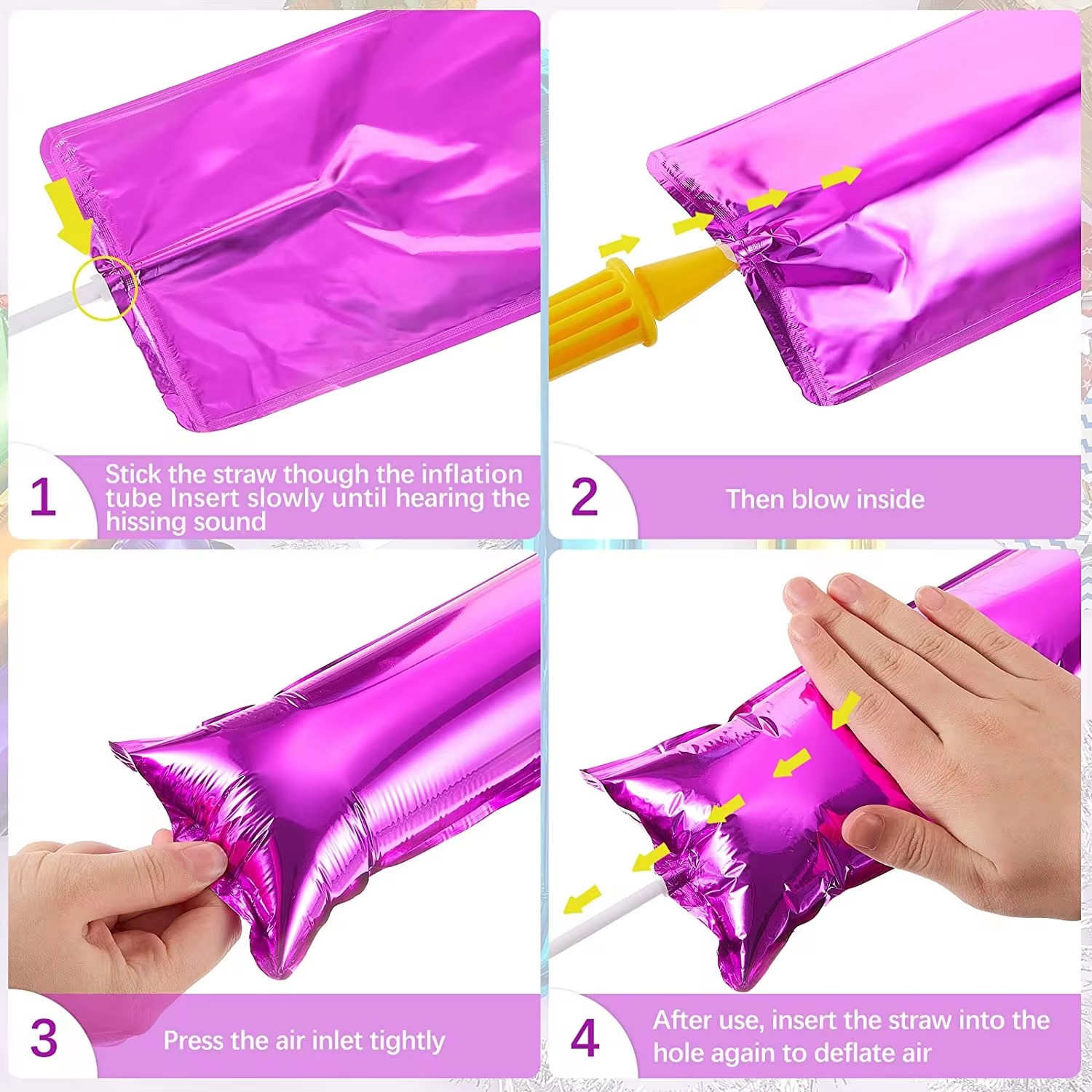 10/30pc Aluminum Film Inflatab - Party Games Engagement 评论和价格