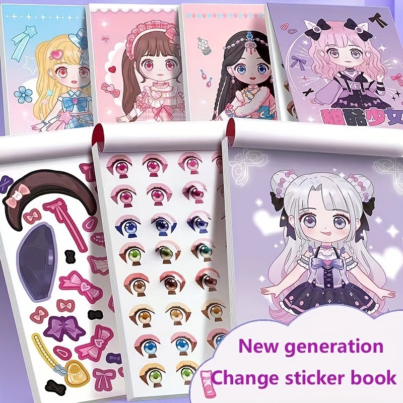 Dress Up Sticker Book Girl Sti - Book Party Games 评论和价格