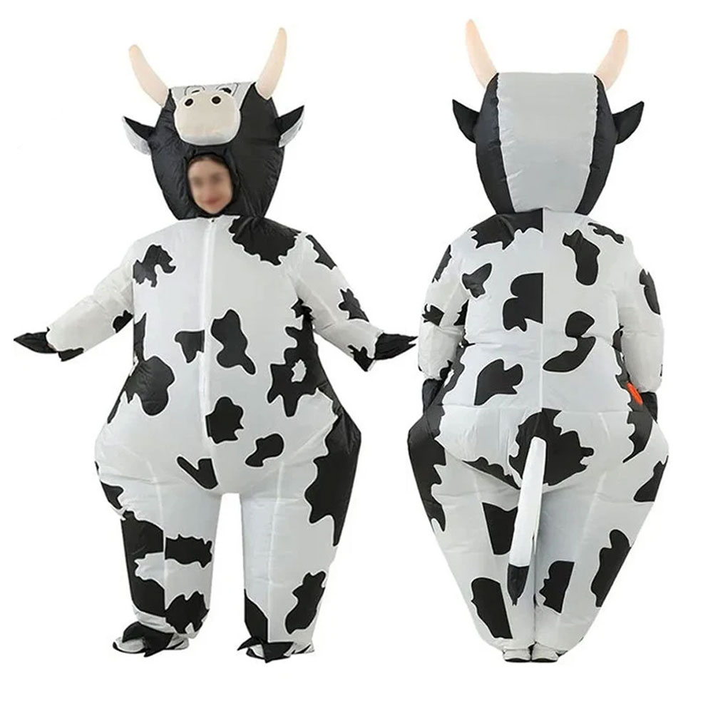 Halloween Dairy Cow Inflatable - Party Games Animals 评论和价格