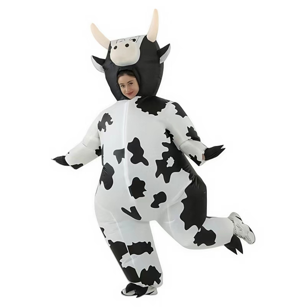 Halloween Dairy Cow Inflatable - Party Games Animals 评论和价格