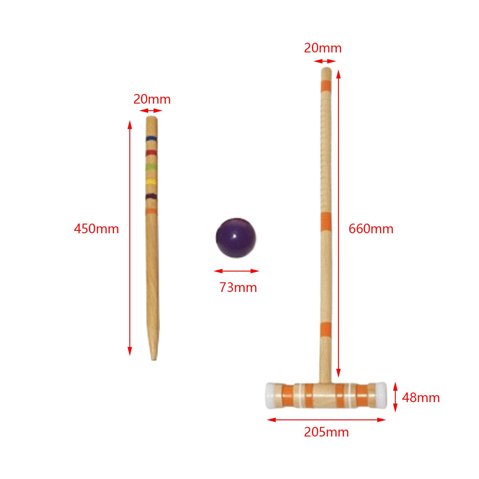 Six Player Croquet Set Lawn Cr - Croquet Set Lawn 评论和价格