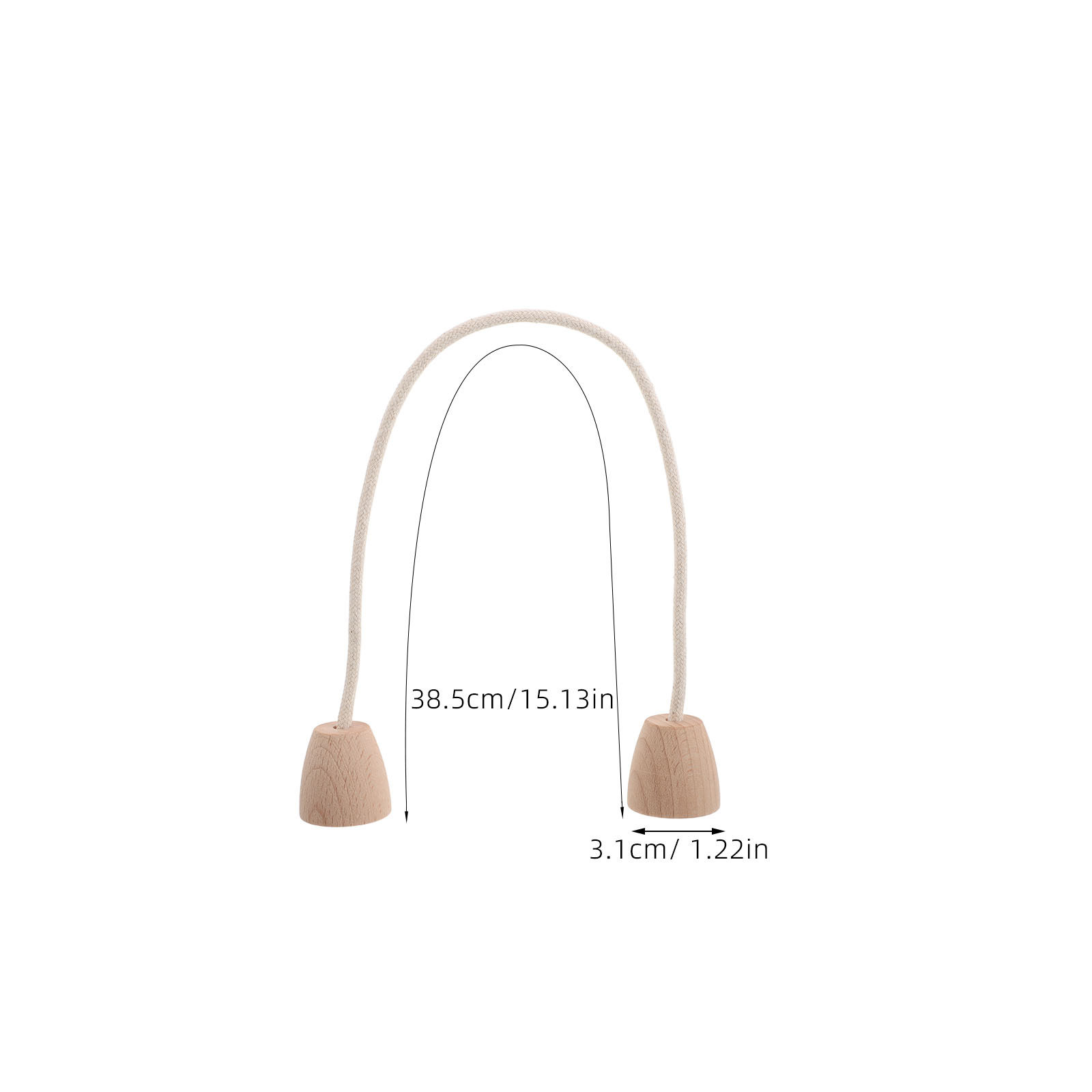 5Pcs Rope Croquet Wickets Wood - Croquet Set Lawn 评论和价格